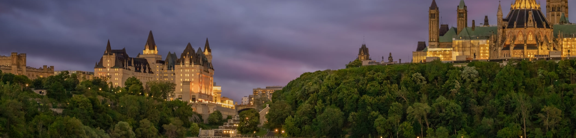 Chateau Laurier at sunset