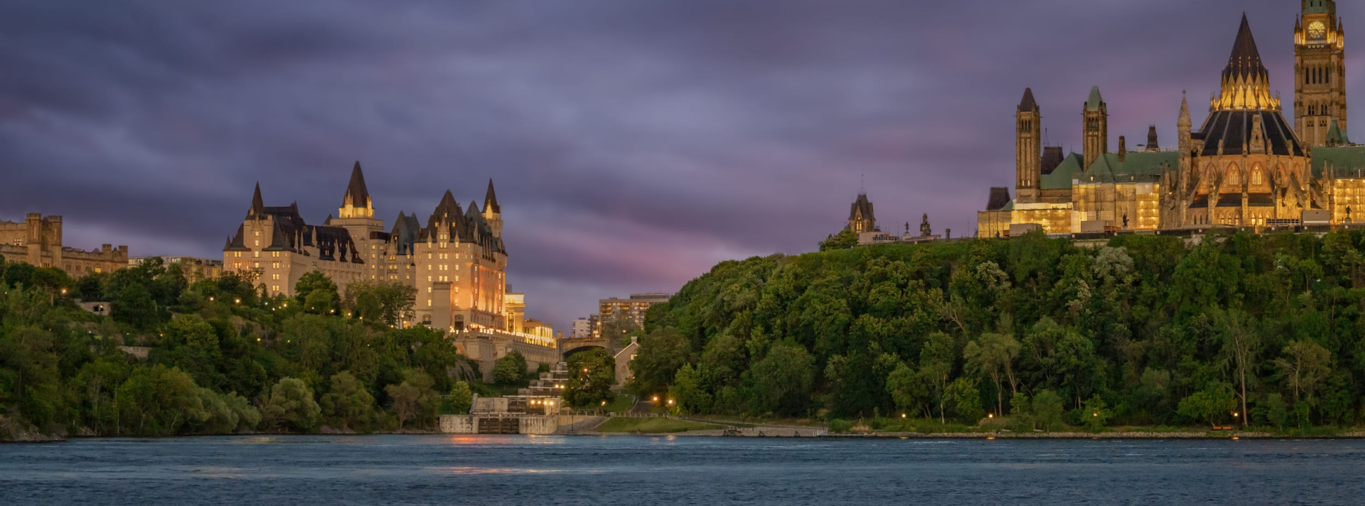 Chateau Laurier at sunset