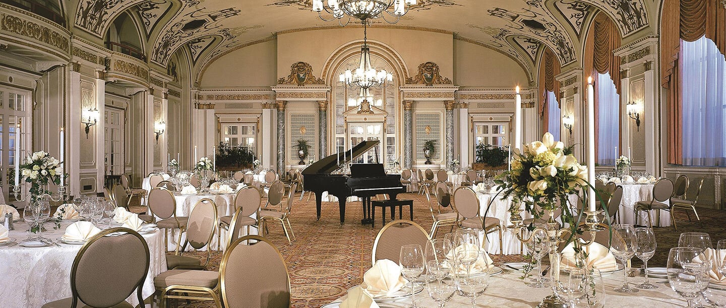 The ballroom at Fairmont Chateau Laurier
