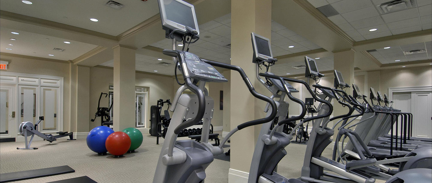 gym with equipment