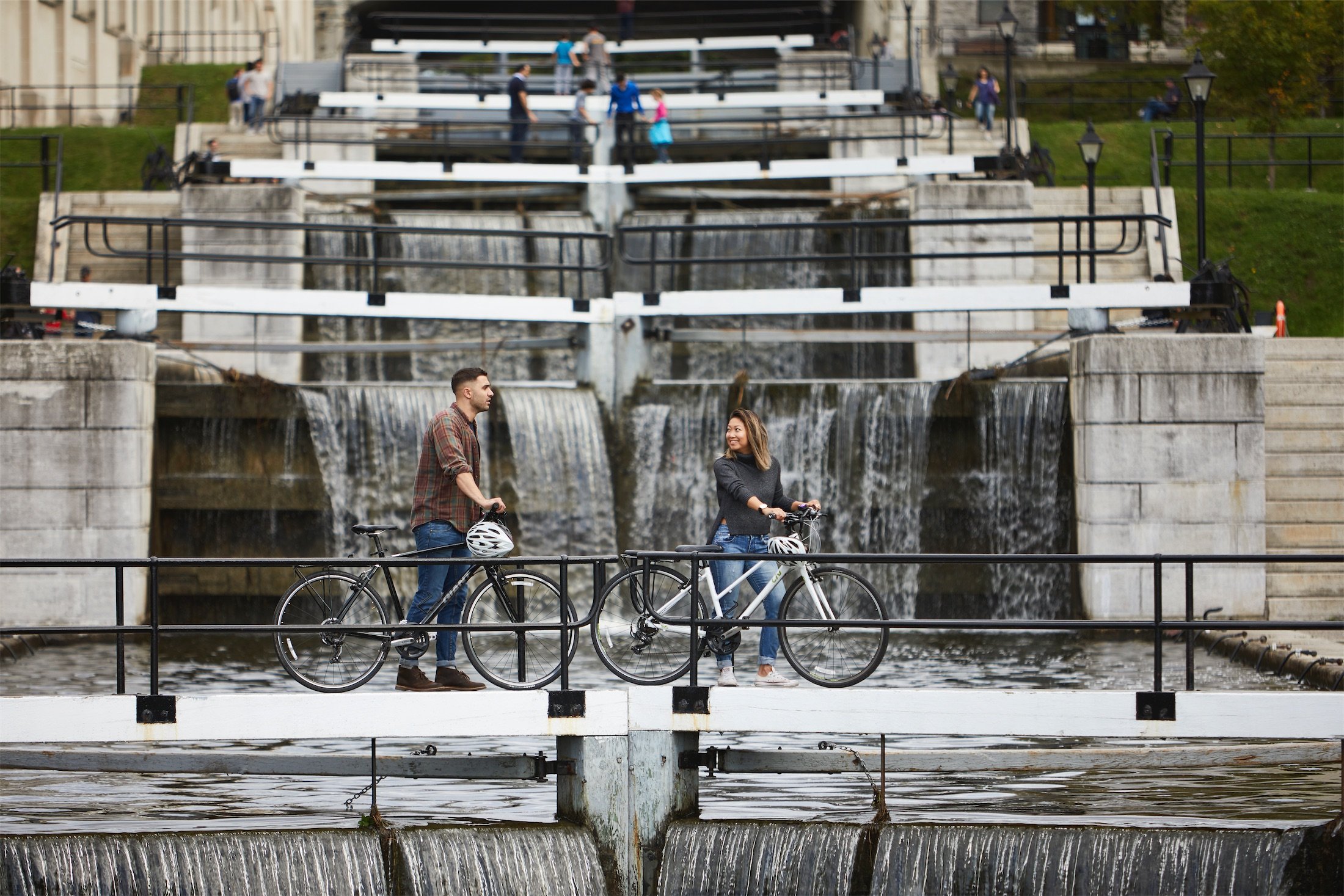 Biking the Rideau Canal Locks