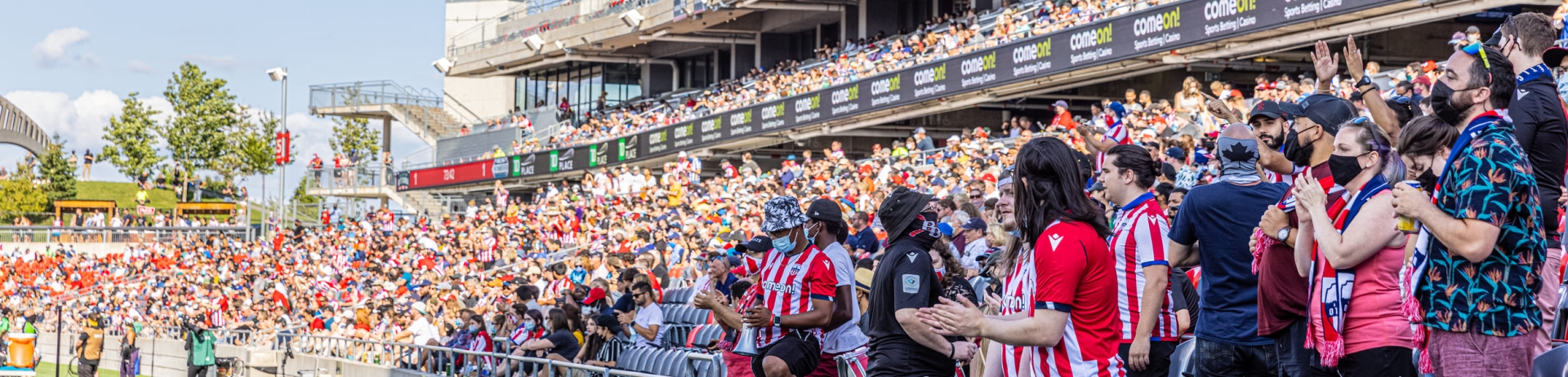 people watching a sports game