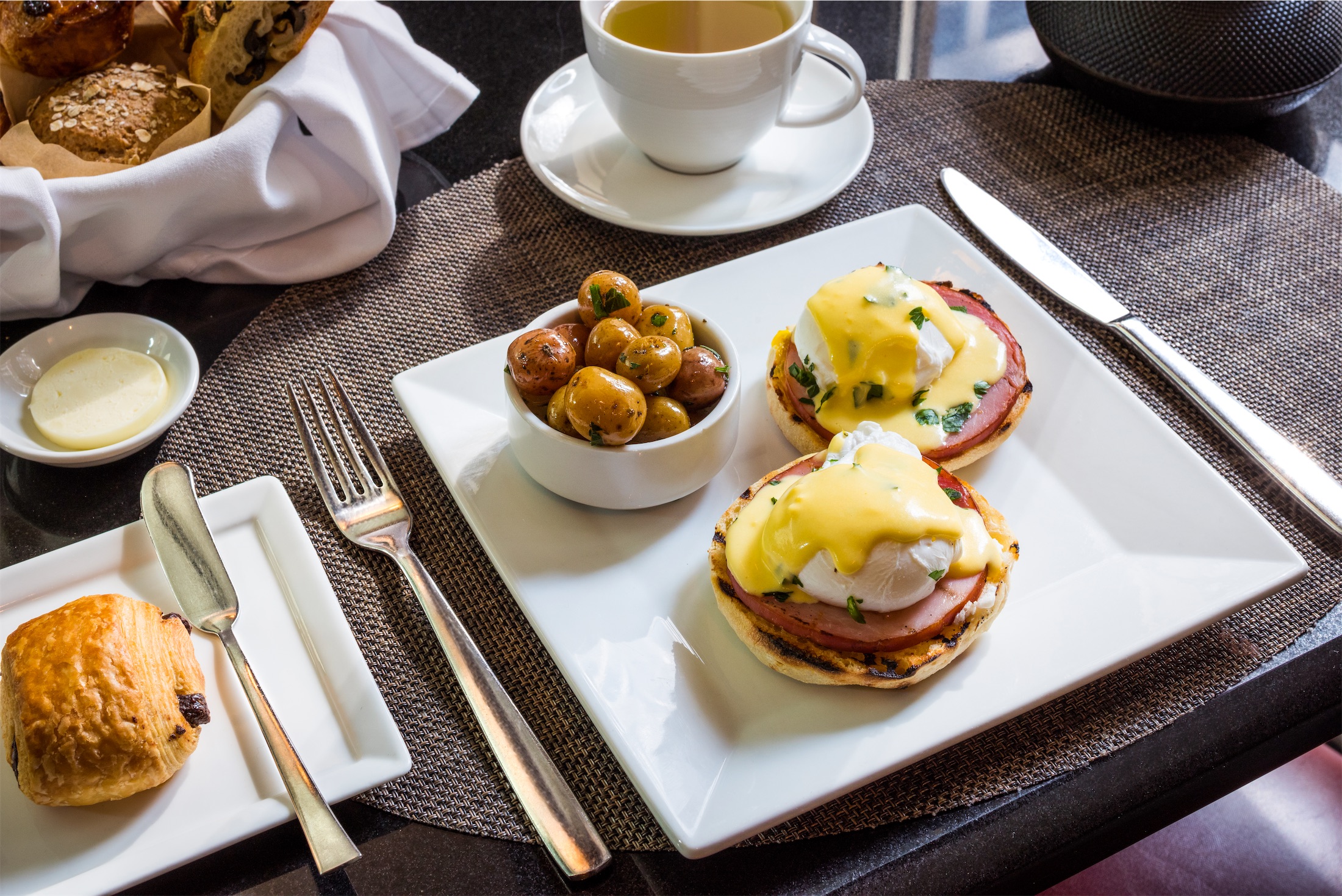 eggs benedict at Wilfred